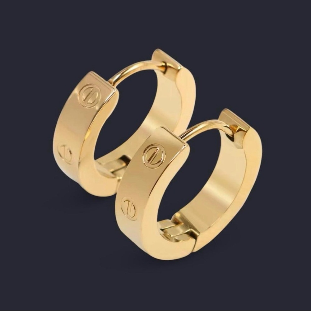 Chic Gold Hoop Earrings